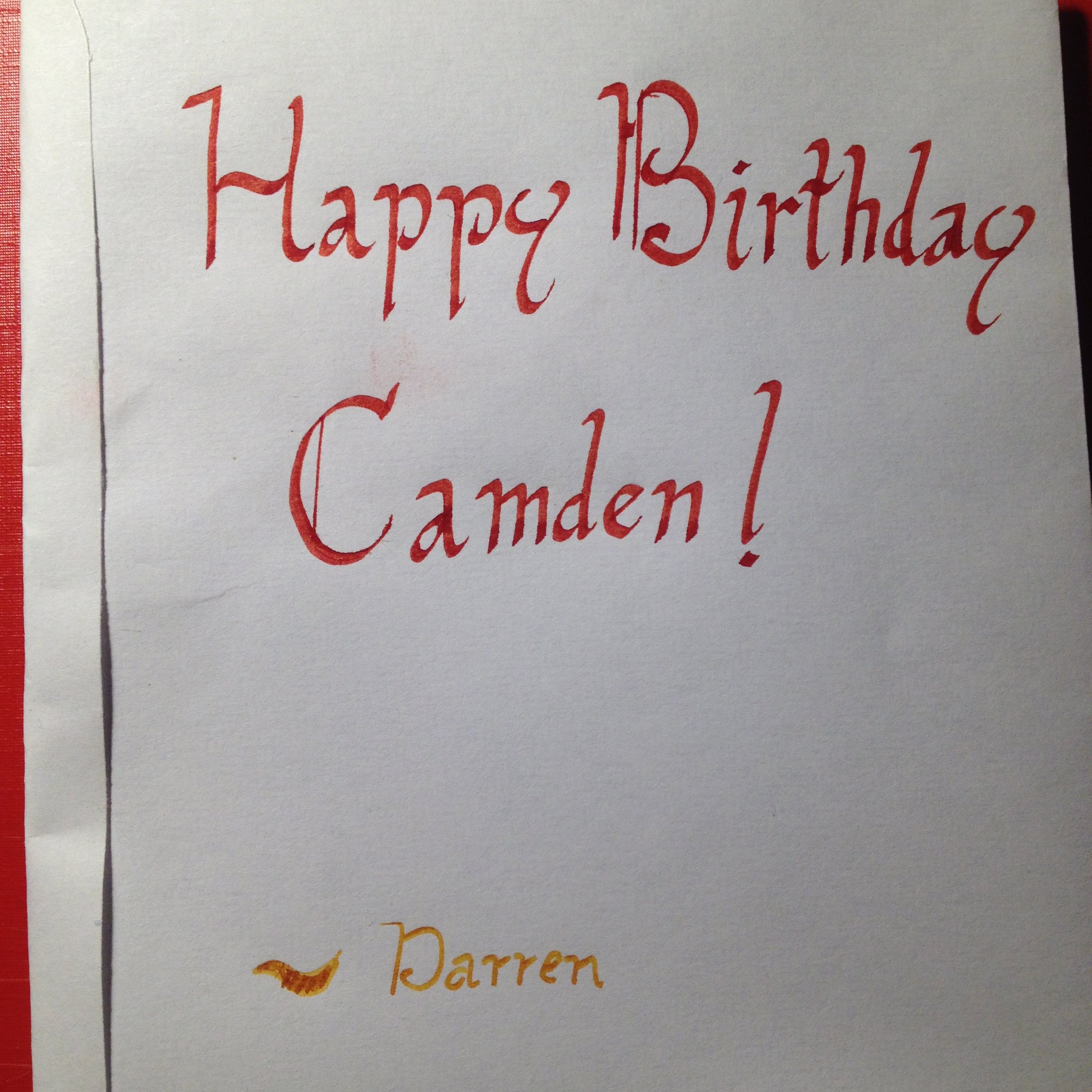 Happy Birthday Camden