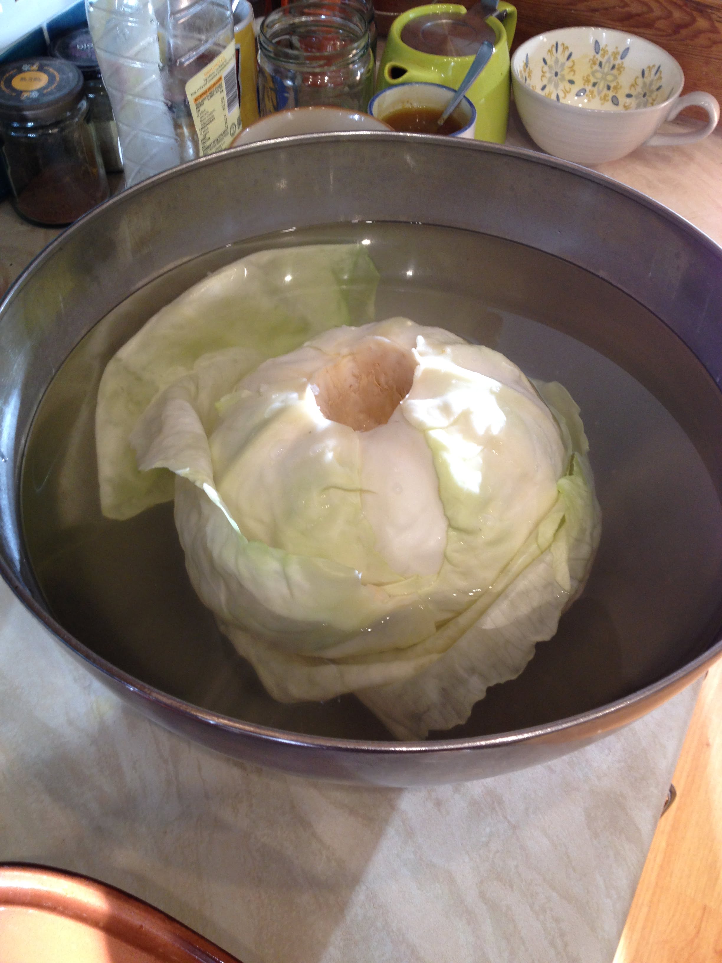 varza cabbage in bowl